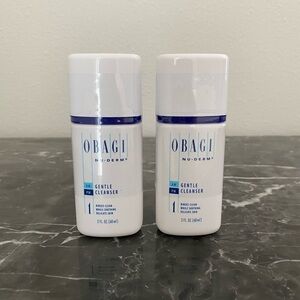 Obagi Nu-Derm Gentle Cleanser Duo - 2 Oz size. For normal/sensitive/dry skin